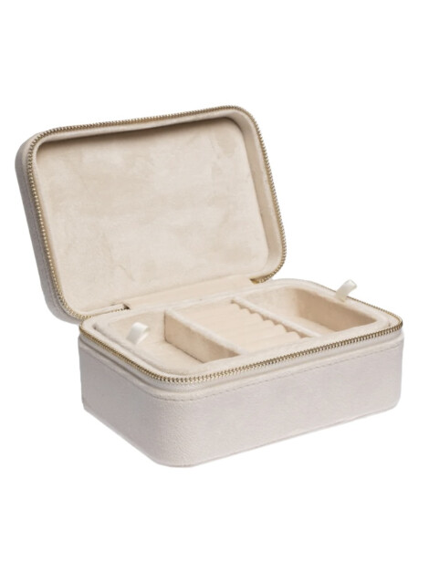 Velvet Jewellery Box vanilla