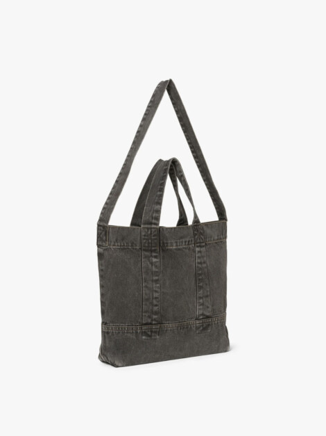 WASHED DENIM CROSS BODY GRAY DENIM