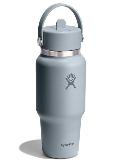 24 OZ WIDE FLEX STRAW TRAVEL BOTTLE SHALE GRAY