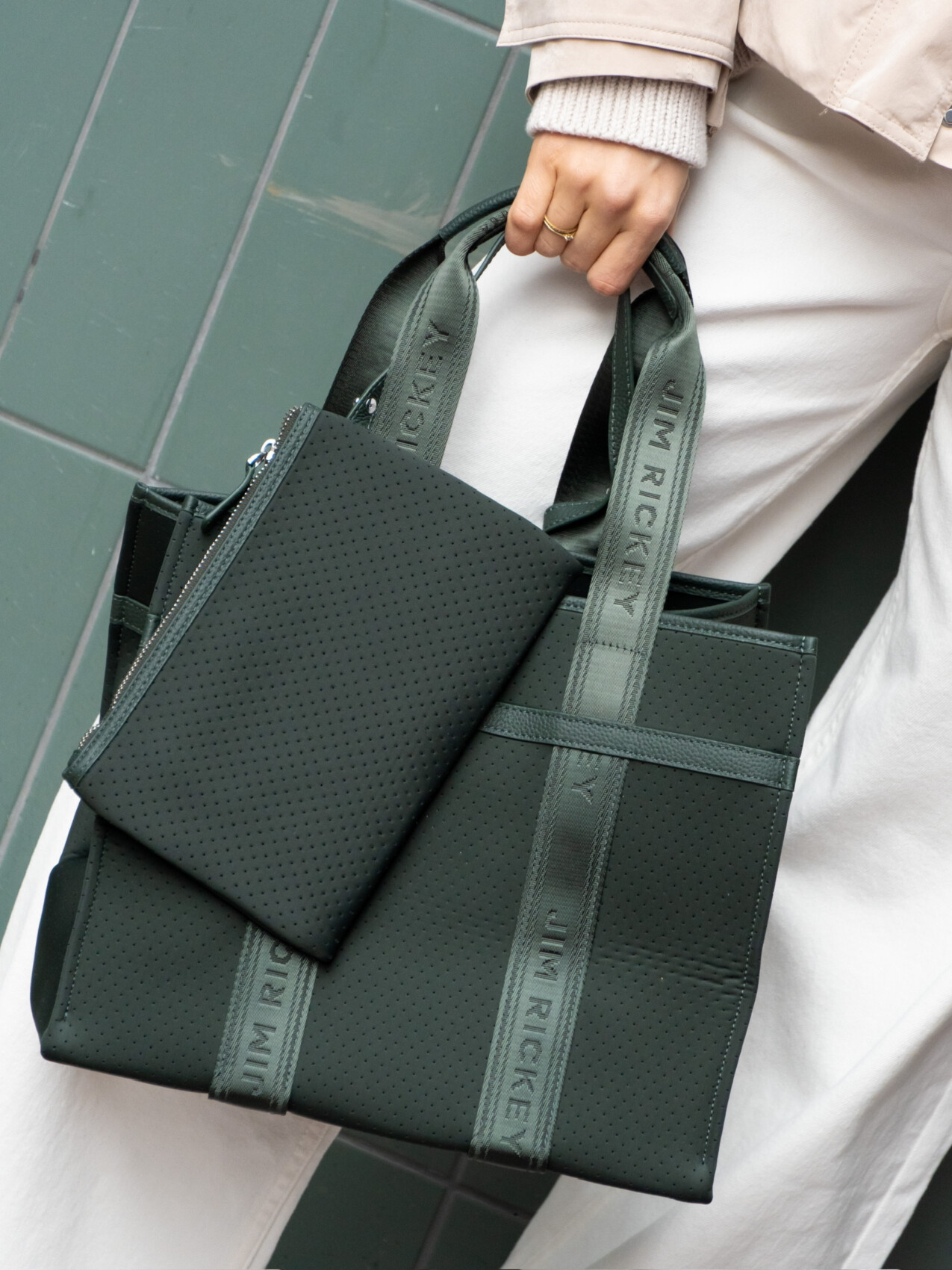 CALI TOTE NEOPRENE OLIVE