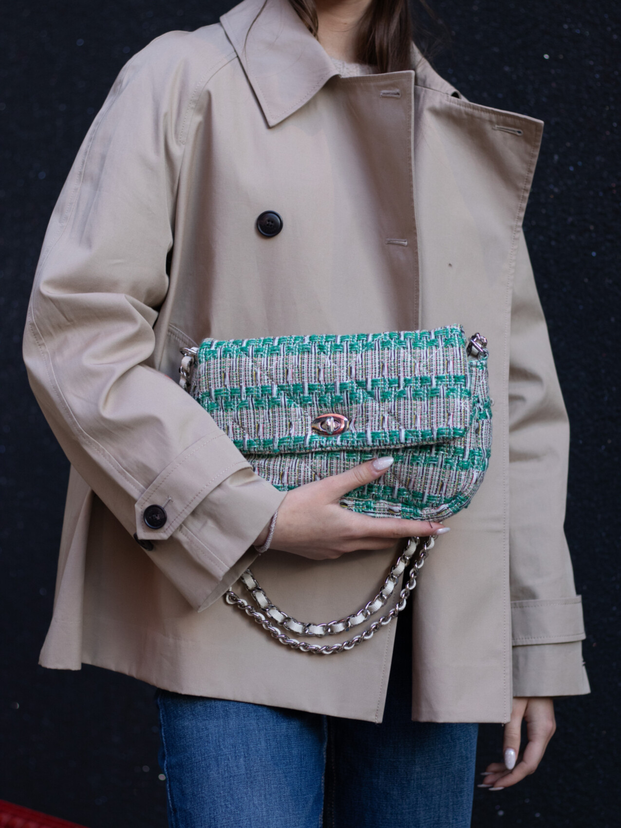 WEAVA HOLLIS BAG SPRING GREEN