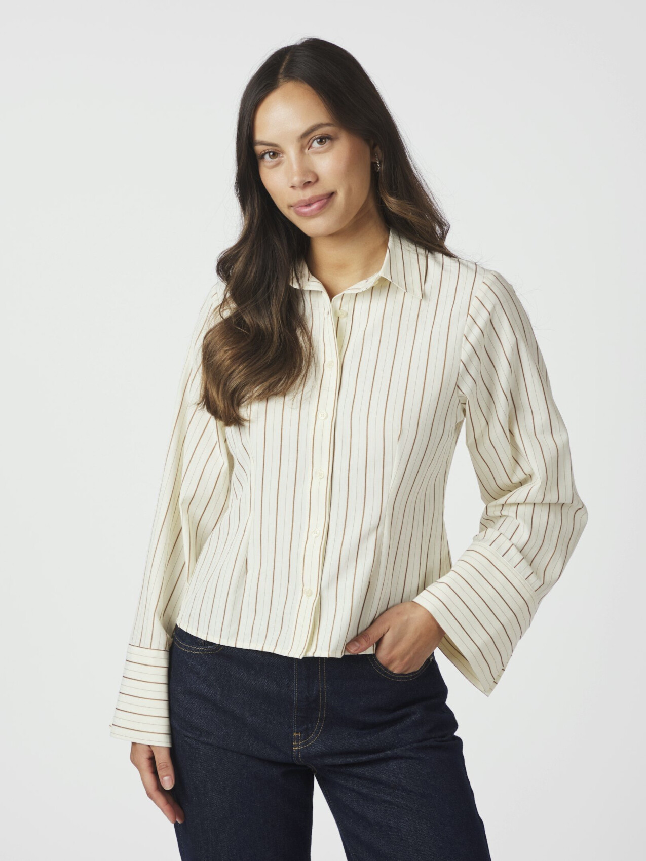 ROSA SOLID SHIRT SAND