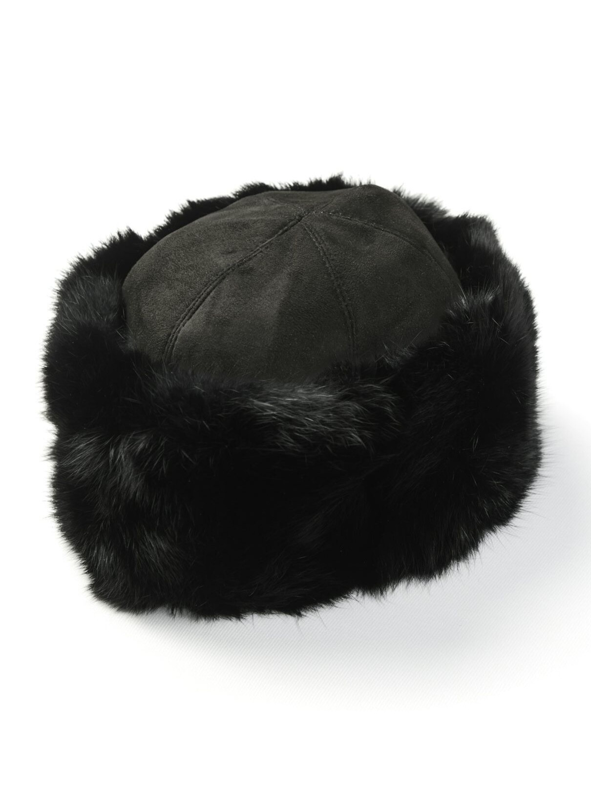 NAPPI FAUX FUR HAT BLACK
