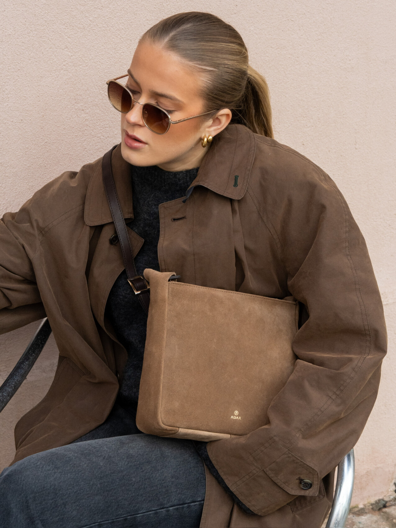 ROZZANO SHOULDER BAG LARA LATTE