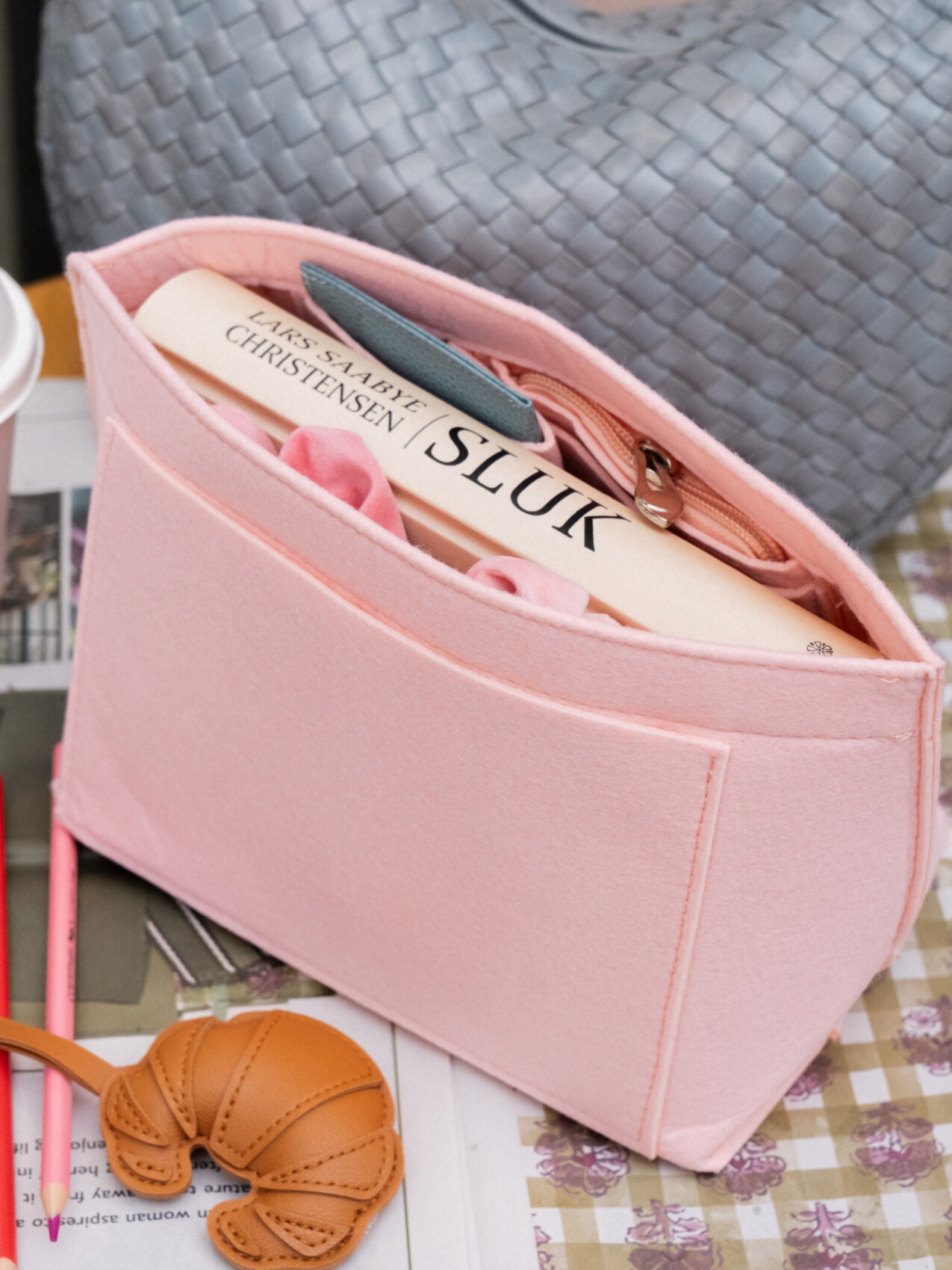 BAG ORGANIZER SMALL PINK