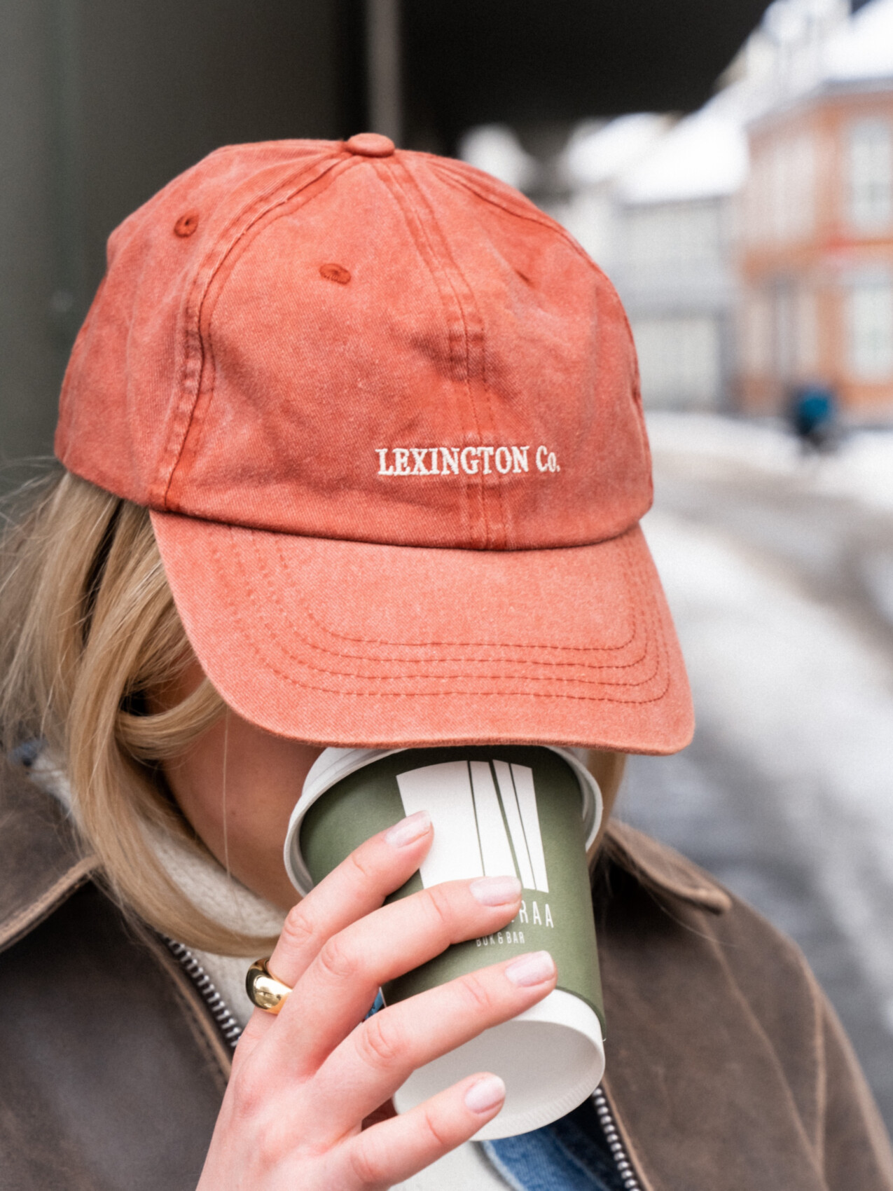CASUAL FADED CAP RUST