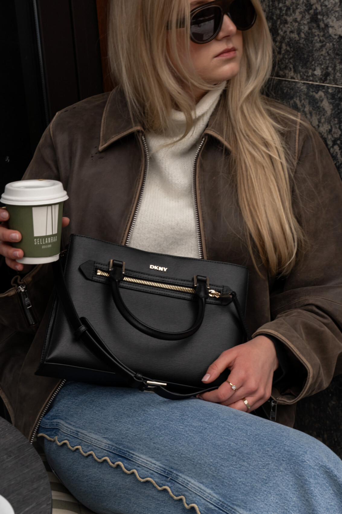 BRYANT AVE SM SATCHEL BLACK