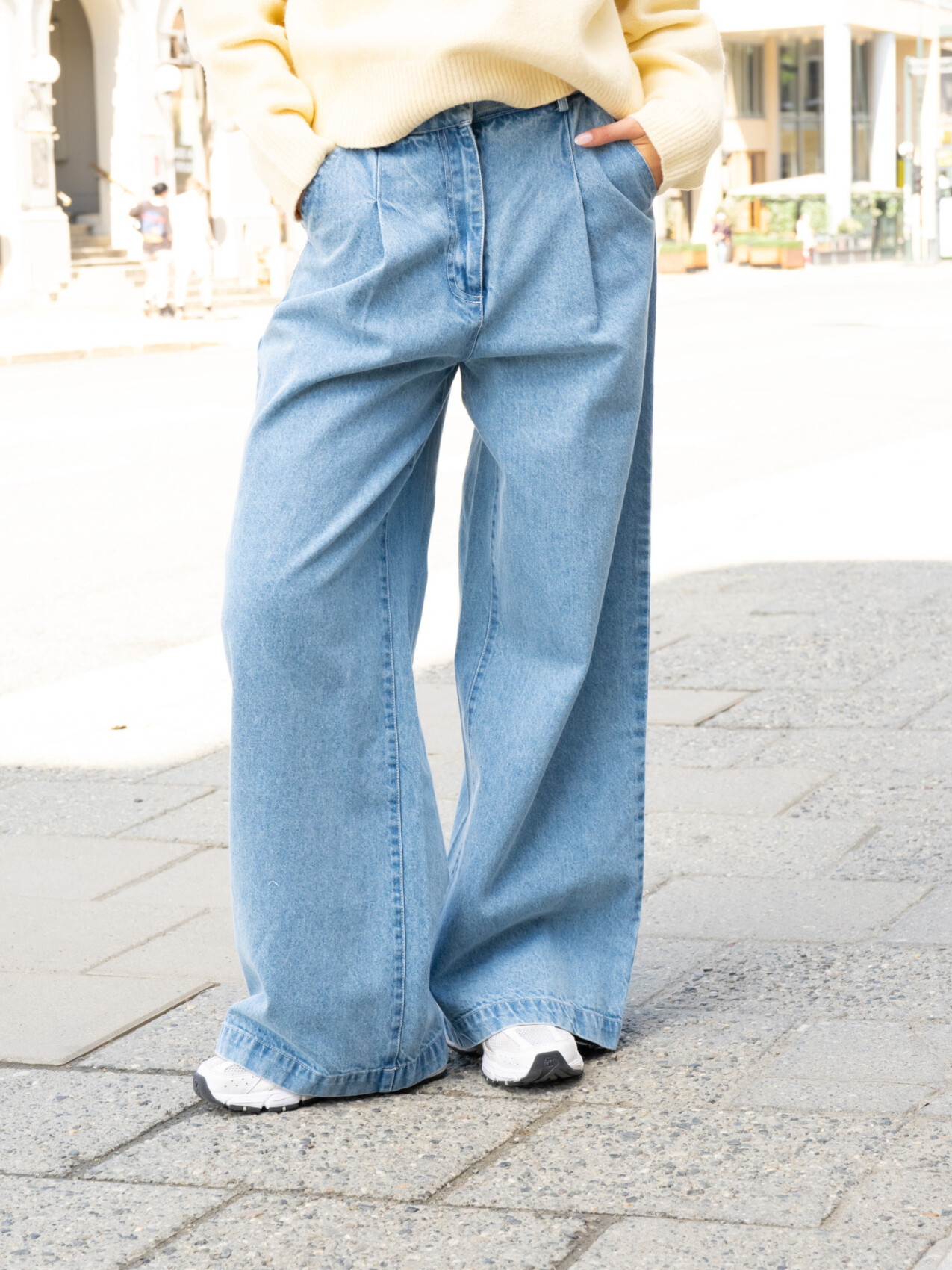 MINNIMD PANTS LIGHT BLUE