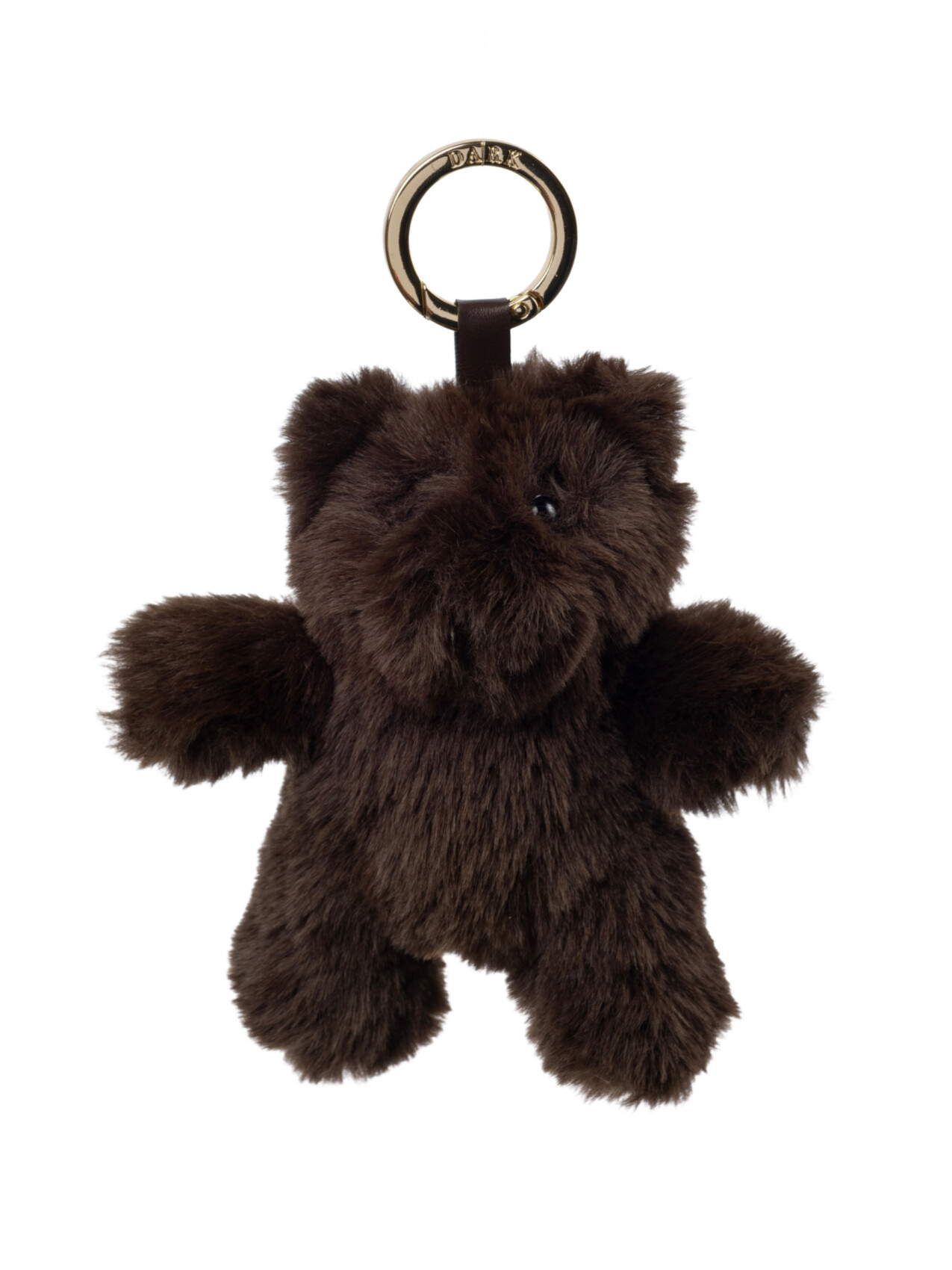 BEAR BAG CHARM CHOCOLATE BROWN