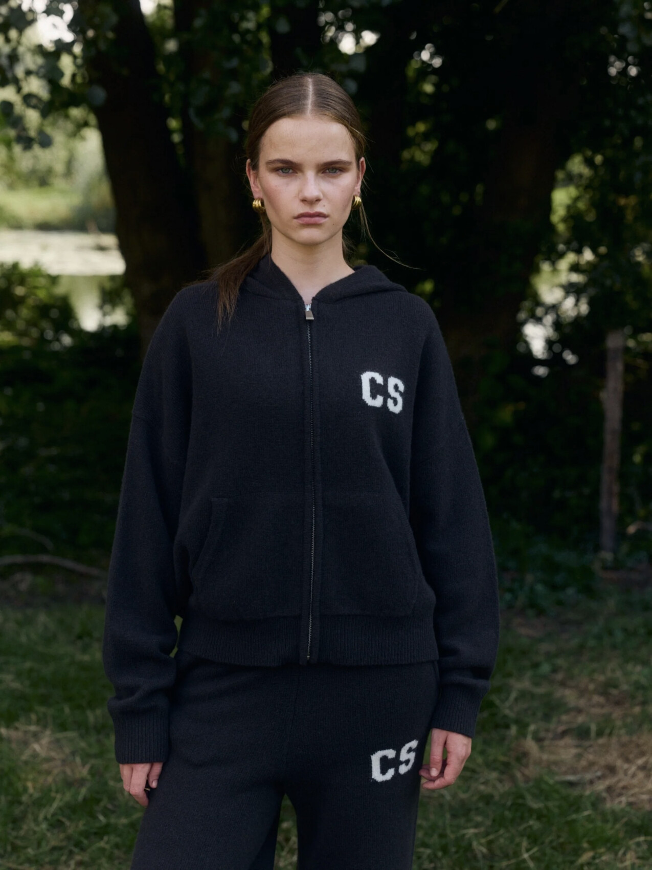 W. WOOLKNIT ZIP JACKET COCOA BEAN