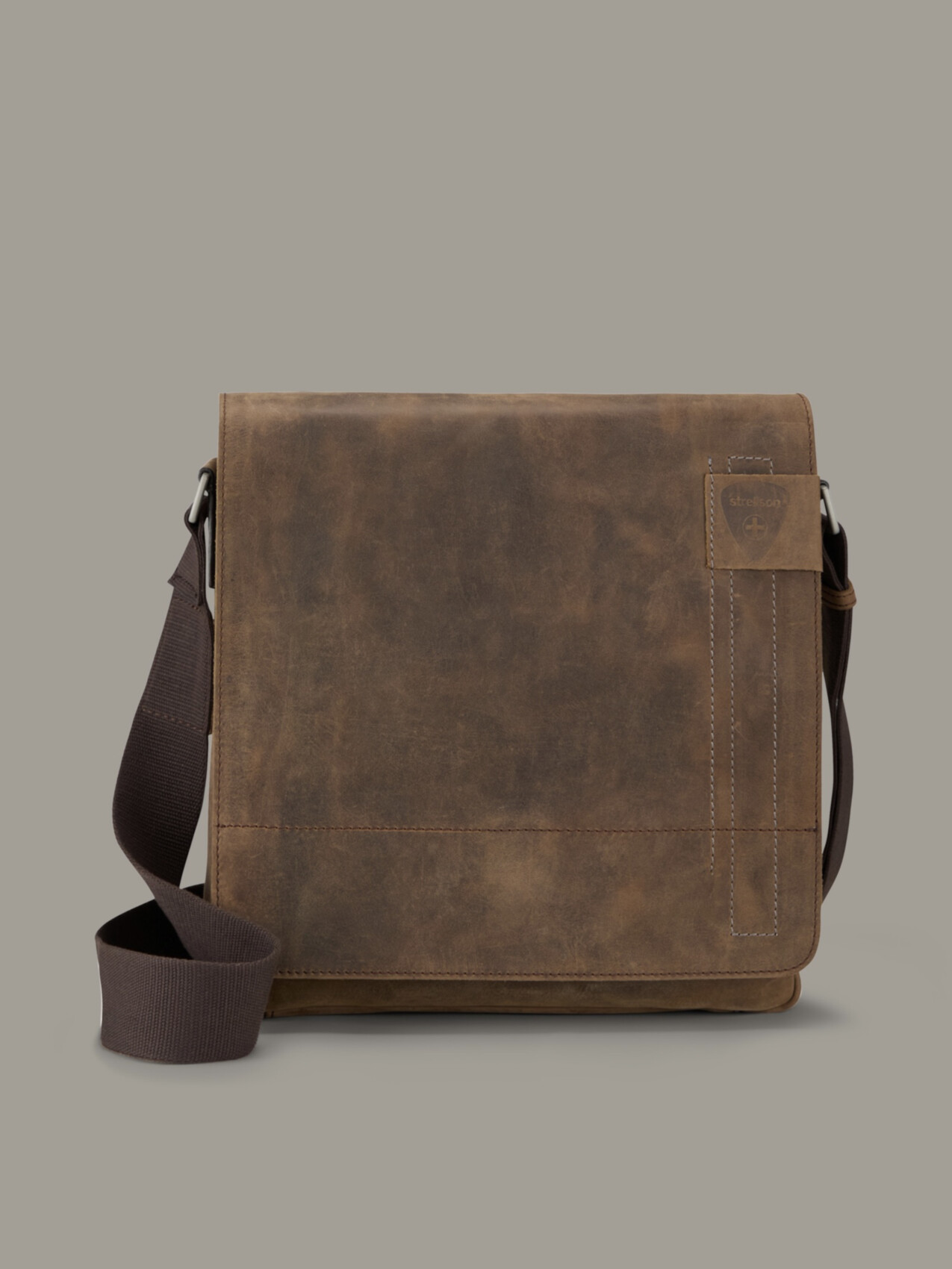 RICHMOND JEREMY SHOULDERBAG DARK BROWN