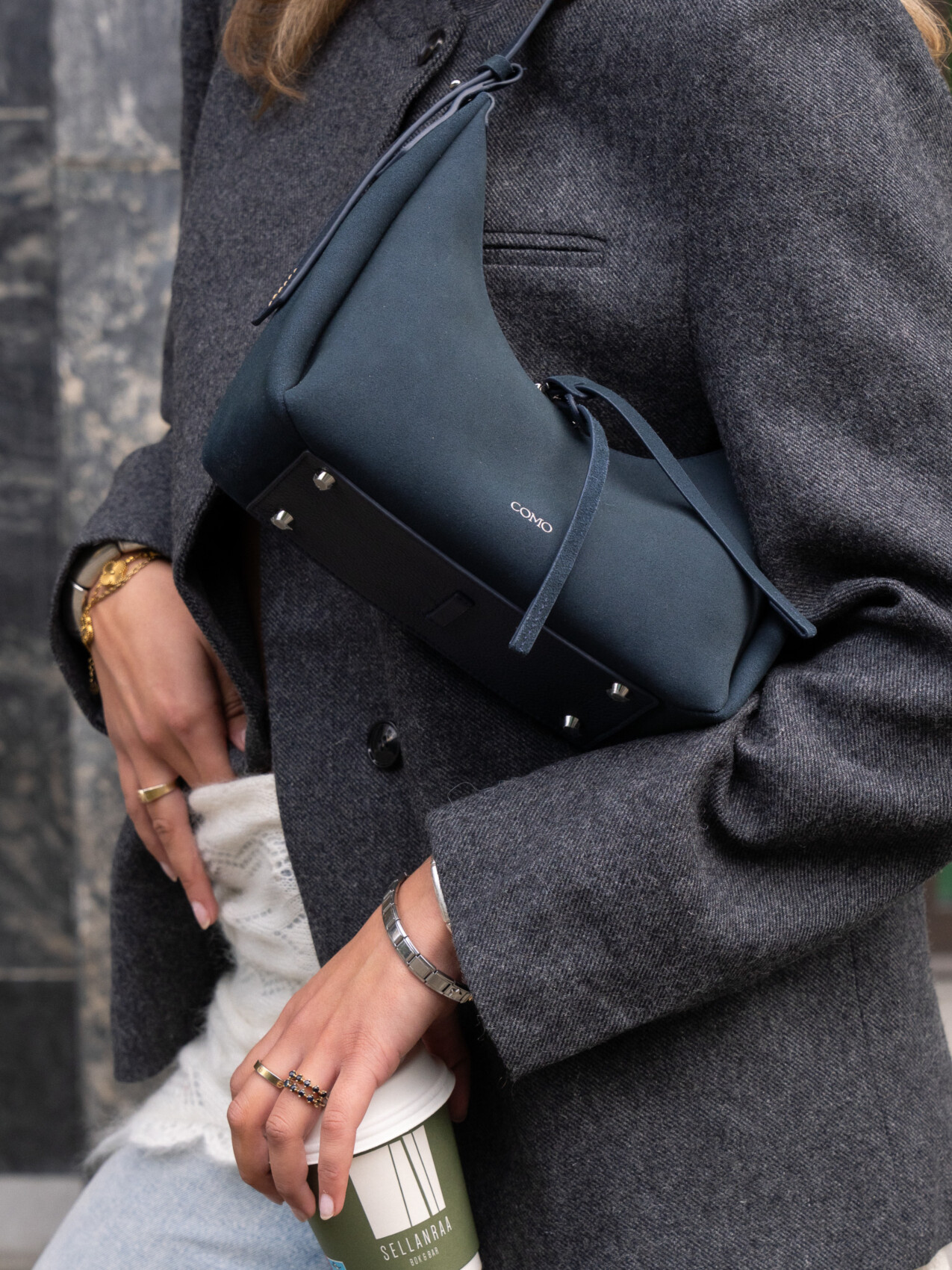 LUCCA PETIT DUSTY BLUE SUEDE