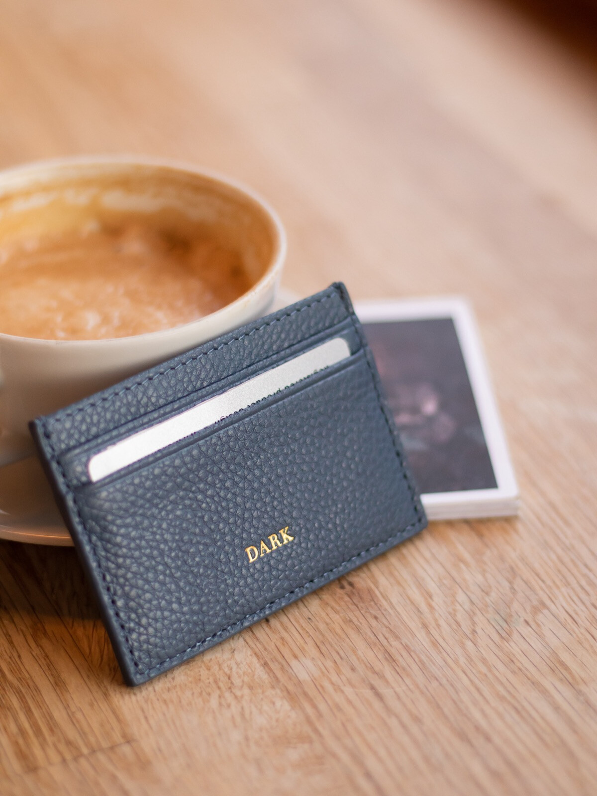 DARK CARDHOLDER STEEL BLUE