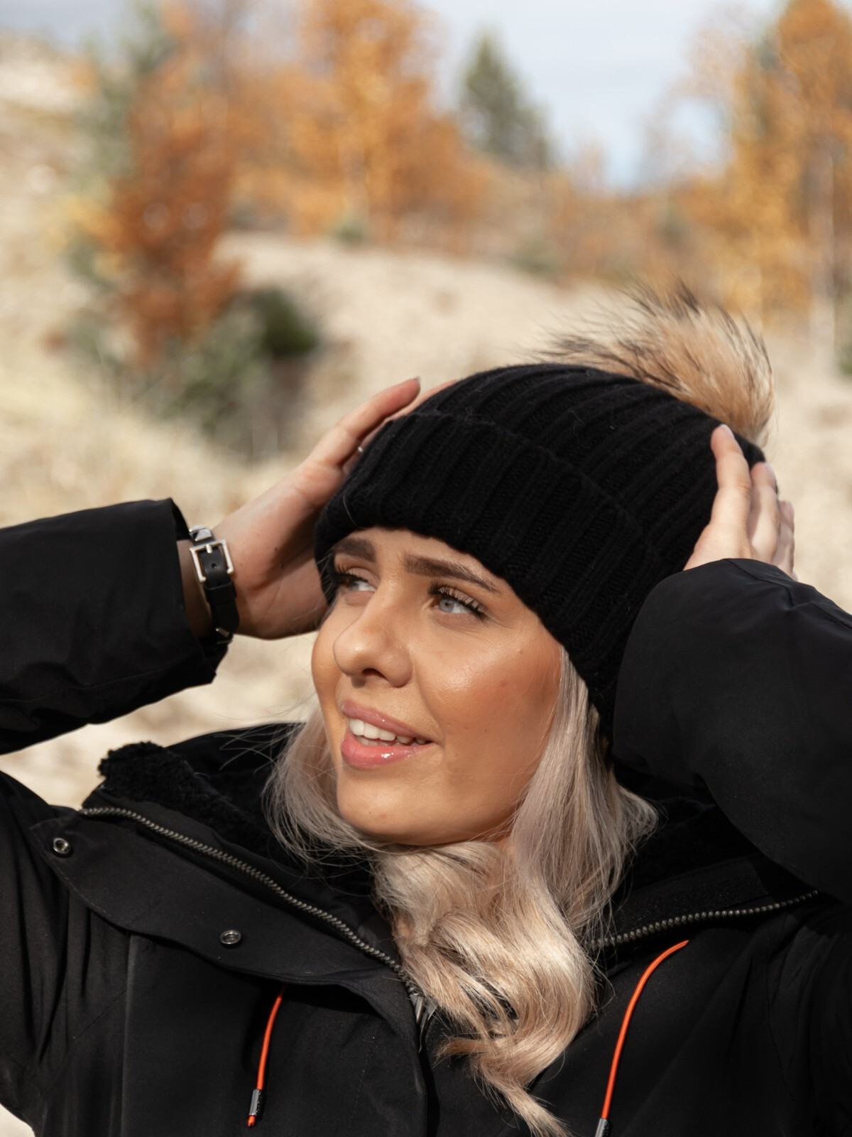 MERINOTT WOOL HAT BLACK