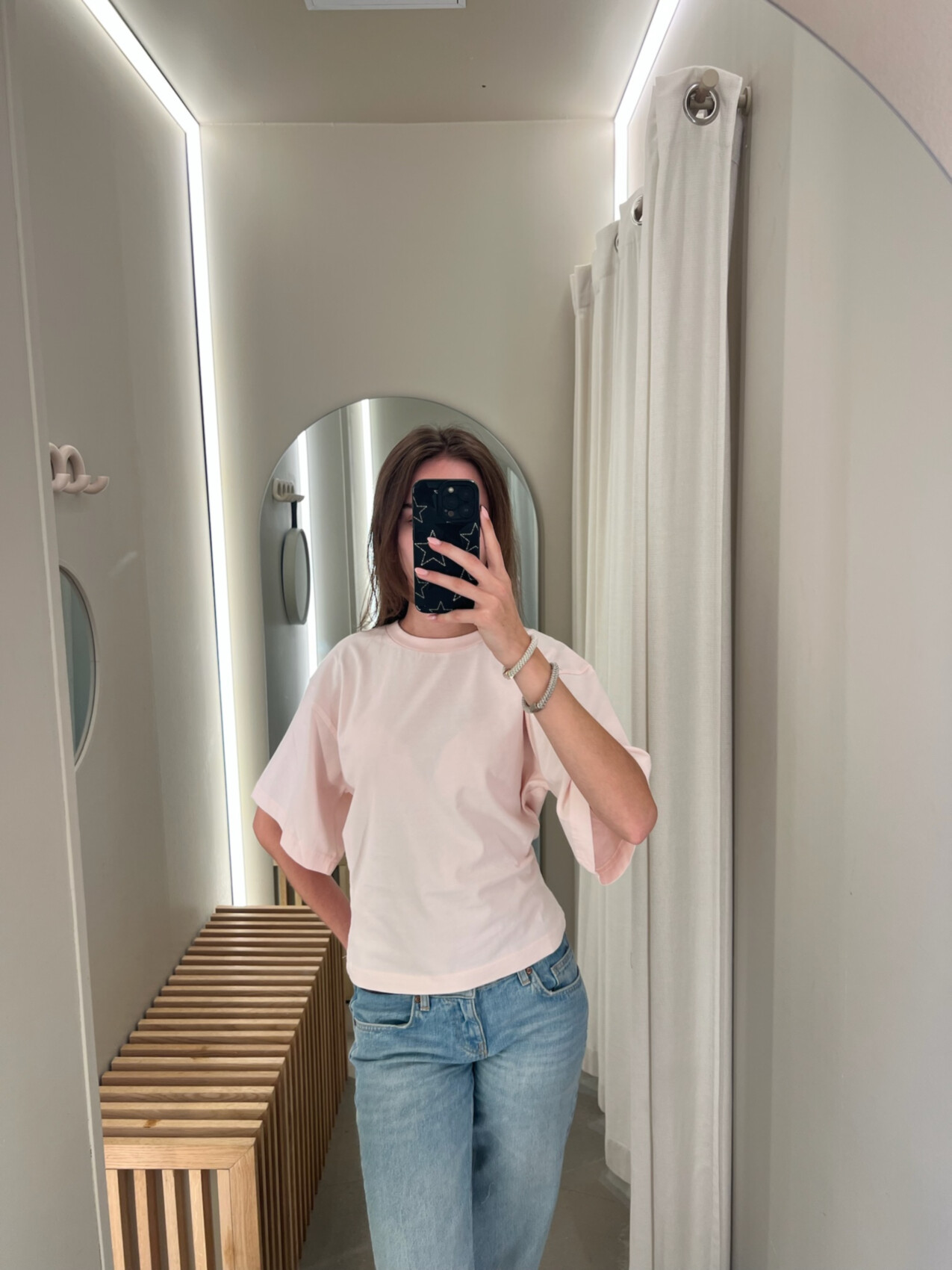ASHA BOXY TEE LIGHT PINK