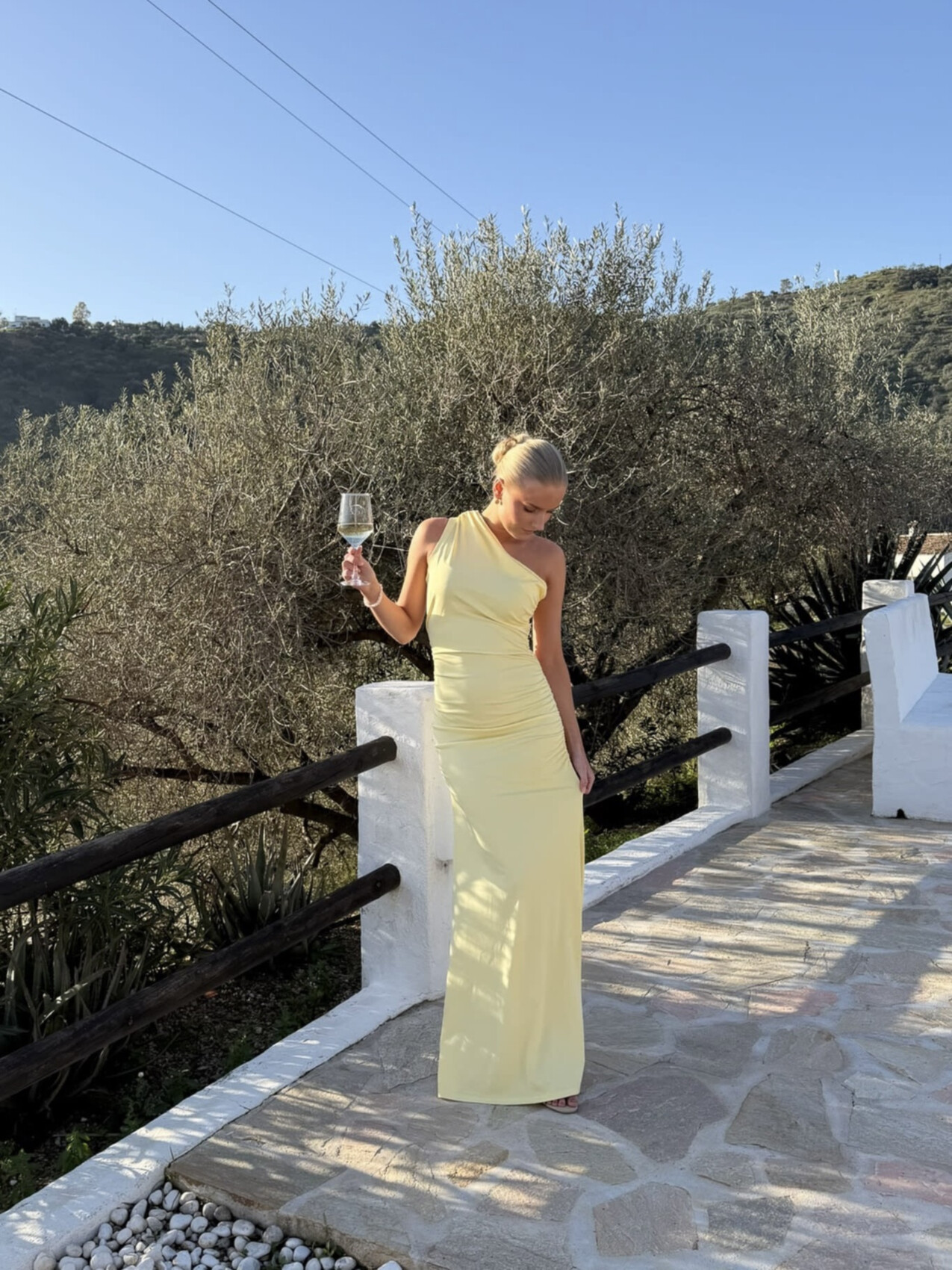 ANDREA MAXI DRESS YELLOW
