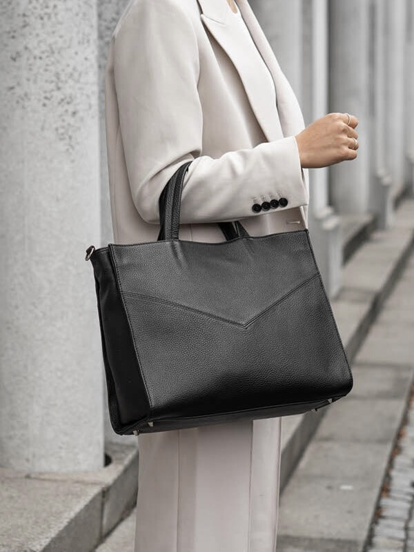 KAYSAMBG WORKBAG GRAIN BLACK