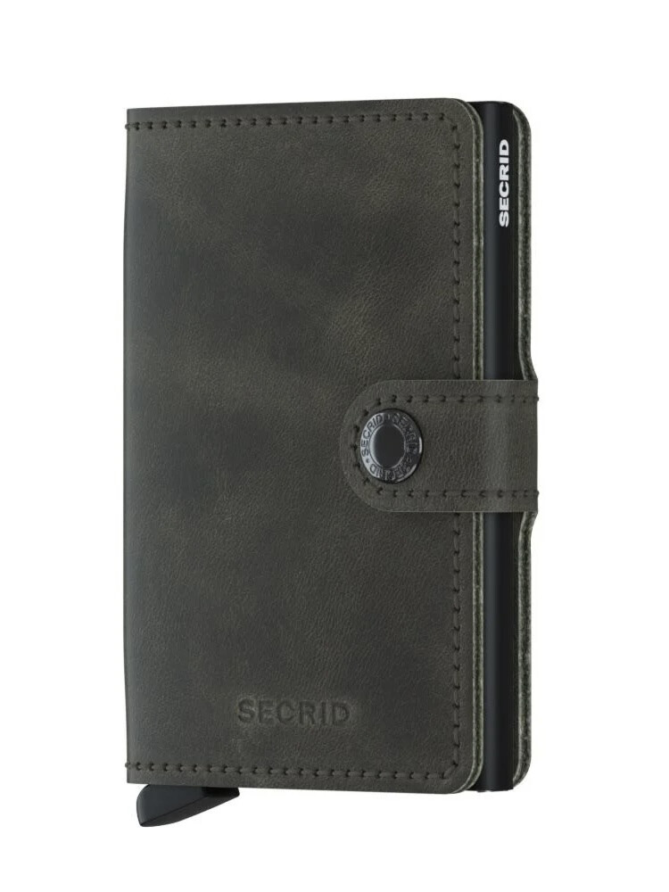 MINIWALLET VINTAGE OLIVE-Black