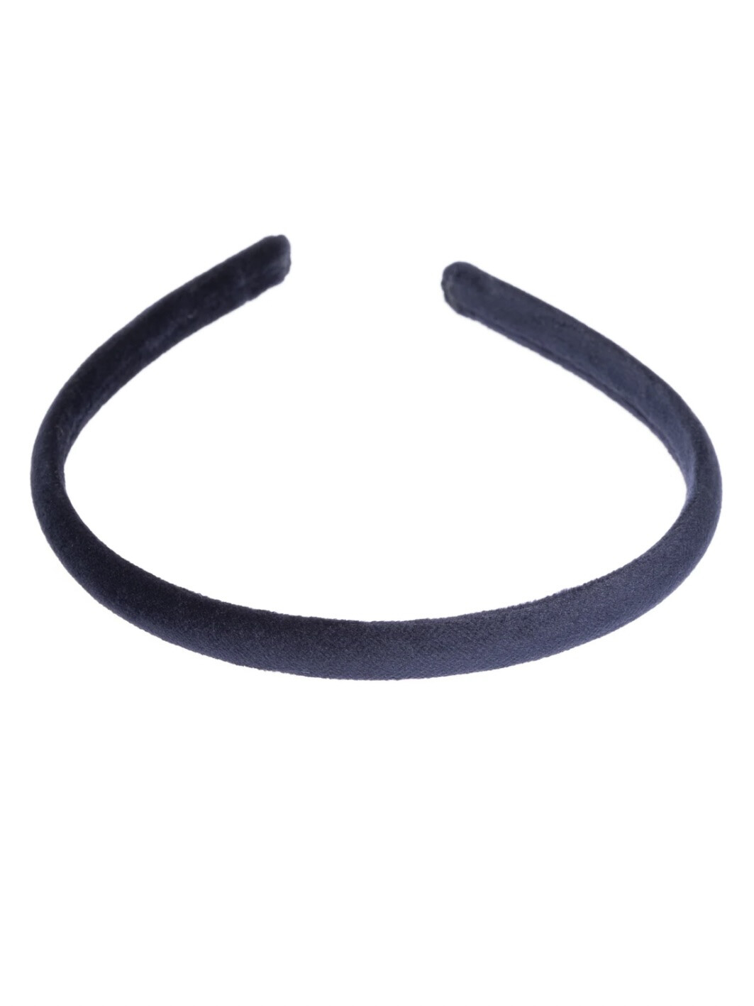 Velvet Hair Band Thin Navy blue