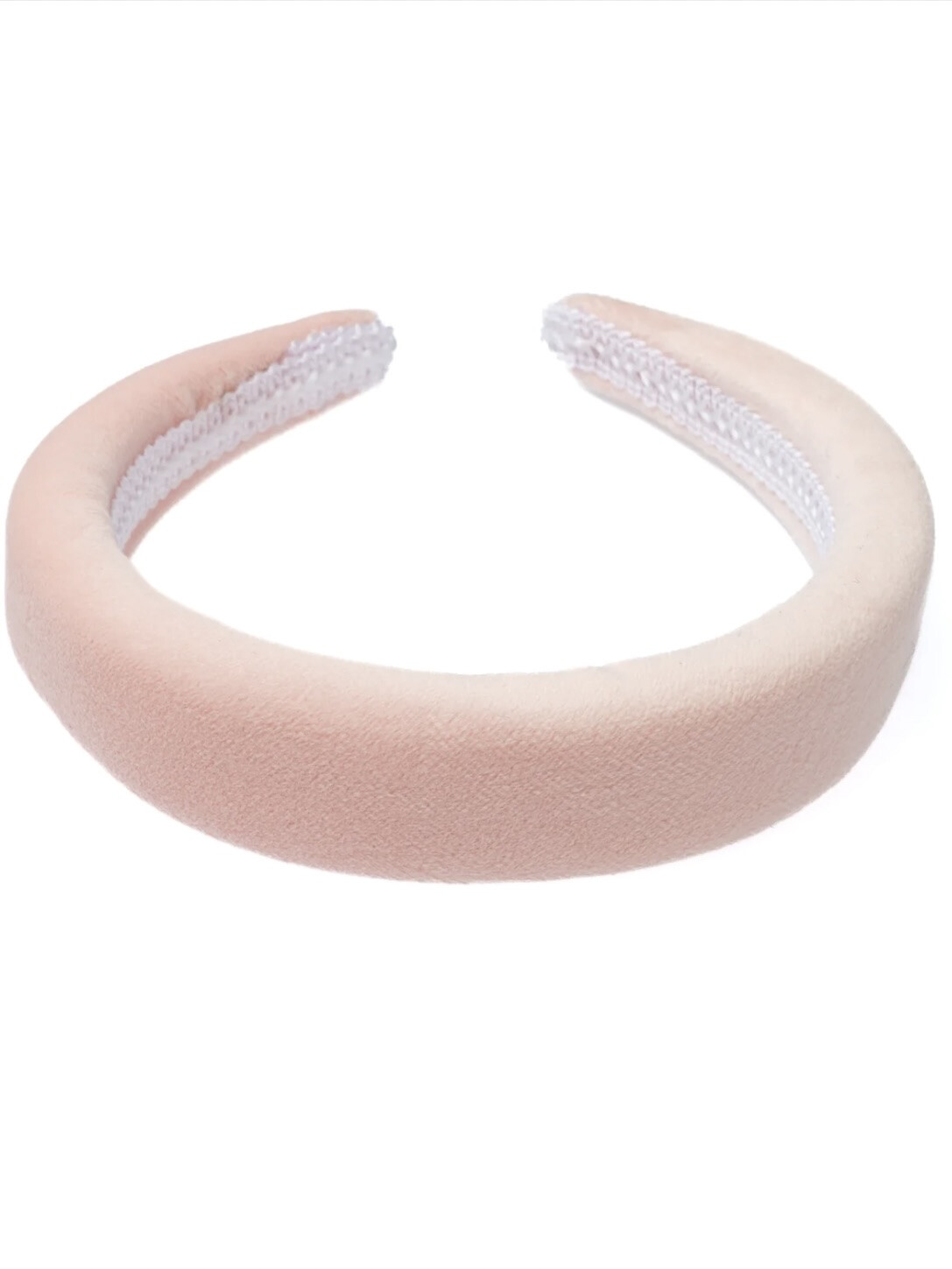 VELVET HAIRBAND ROSE QUARTZ