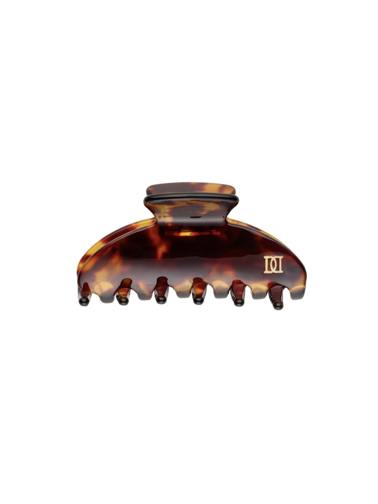 PLAIN HAIR CLAW SMALL BROWN TORTOISE