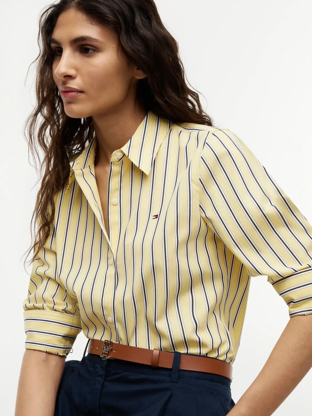 SUMMER POPLIN REGULAR SHIRT 0FR YELLOW