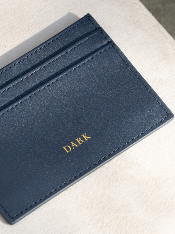 DARK CARDHOLDER NAPPA NAVY BLUE