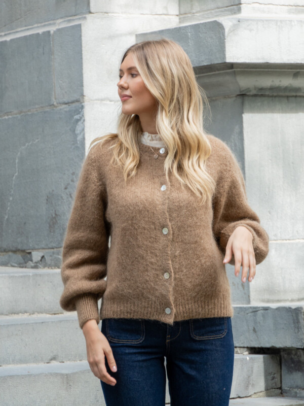 IDA CARDIGAN CAMEL