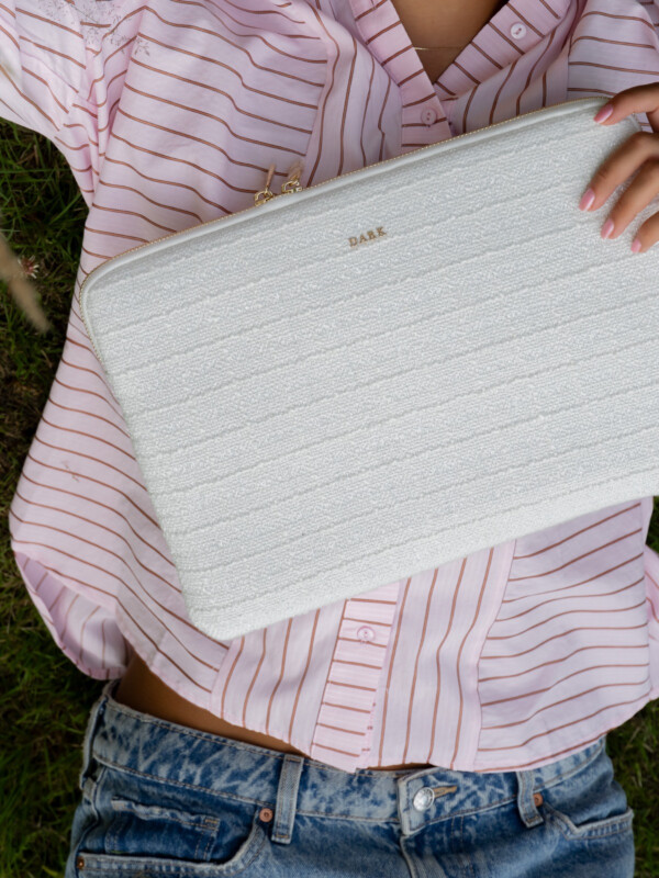 TWEED MAC COVER OFF WHITE