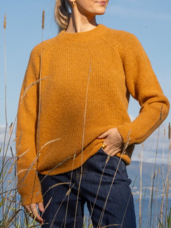 SIRI ALPACA BLEND SWEATER YELLOW