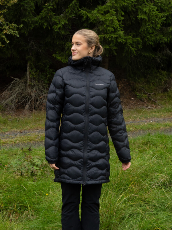 W HELIUM DOWN COAT BLACK