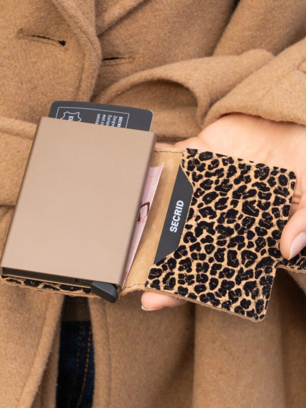 MINIWALLET BEIGE LEOPARD