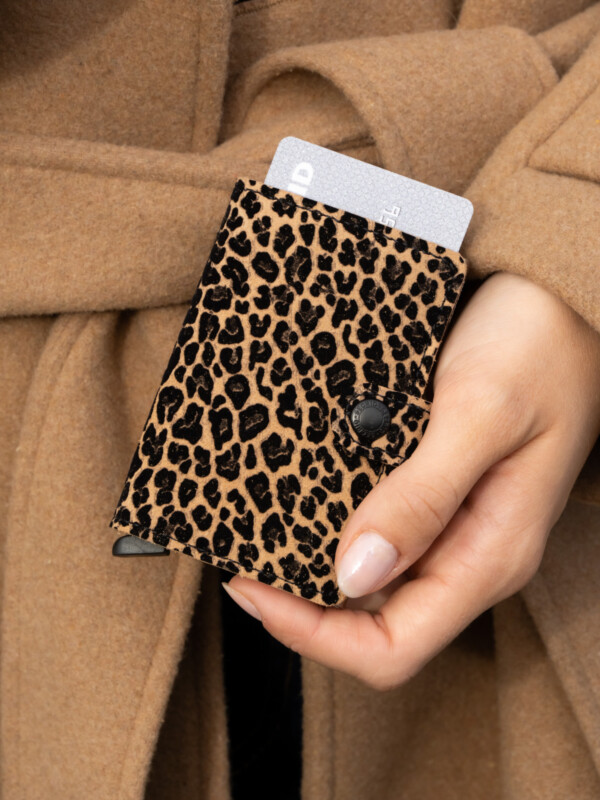 MINIWALLET BEIGE LEOPARD