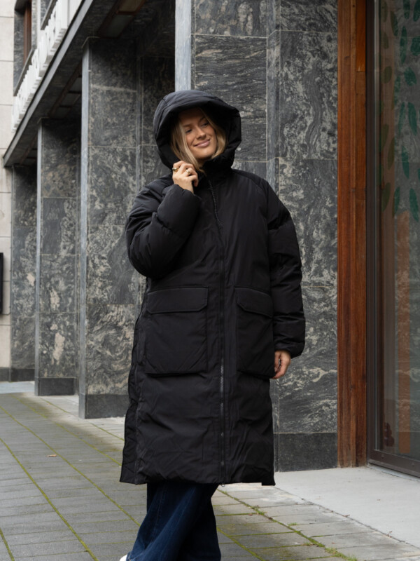 W BLUEBIRD DOWN COAT BLACK