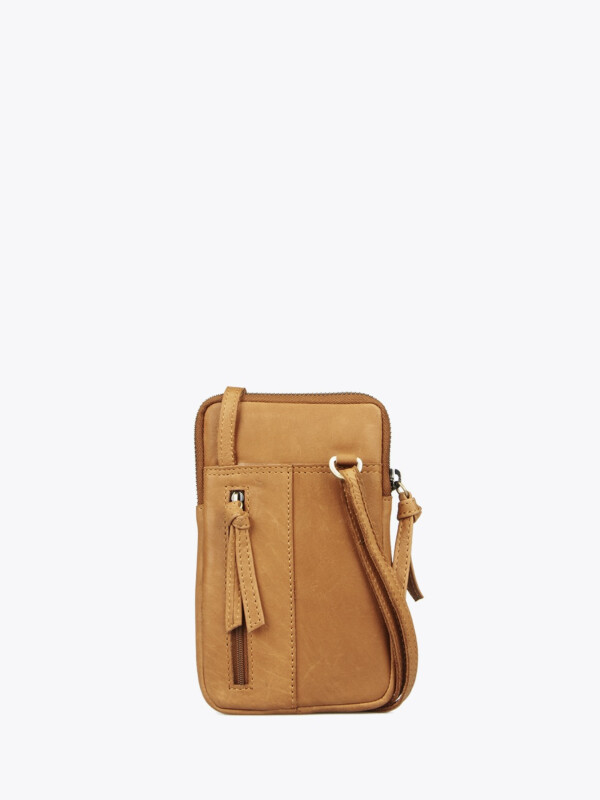 Emma mobile purse COGNAC