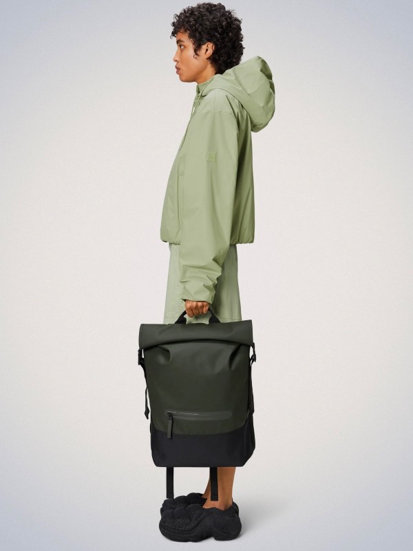 TRAIL ROLLTOP BACKPACK W3 GREEN