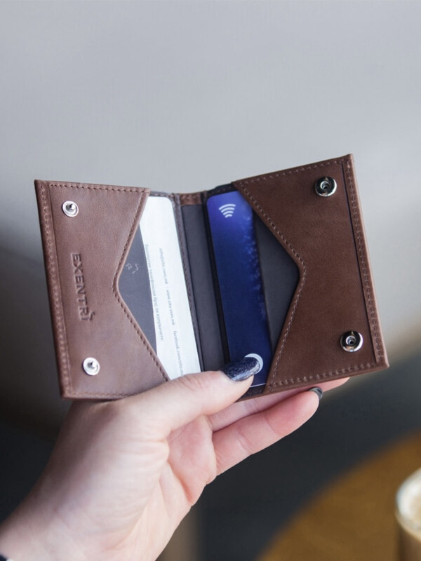 EXENTRI MINIWALLET HAZELNUT