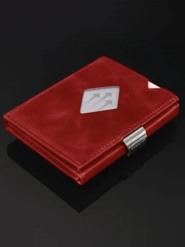 Leather Wallet Red