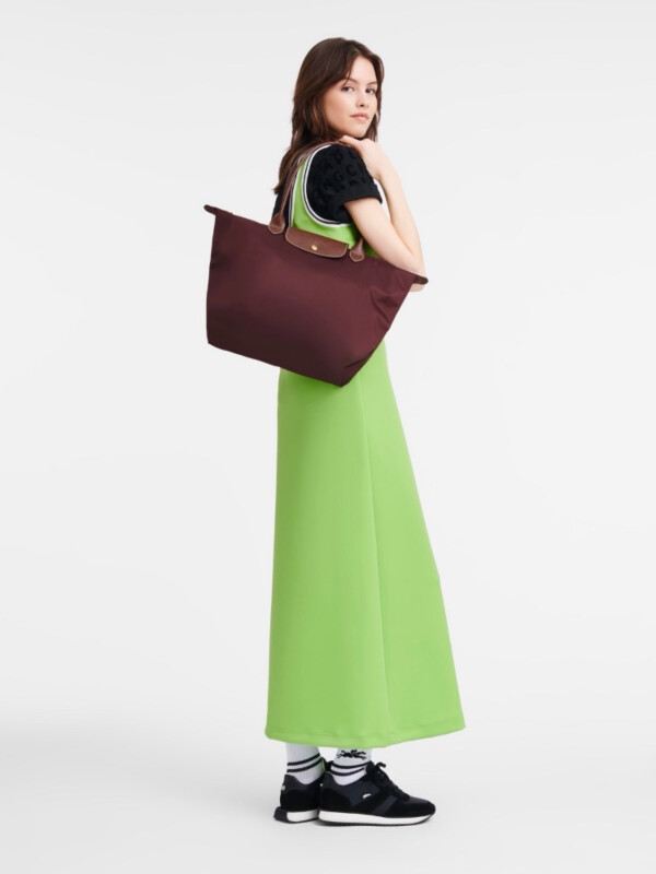 LE PLIAGE SHOULDER L BURGUNDY