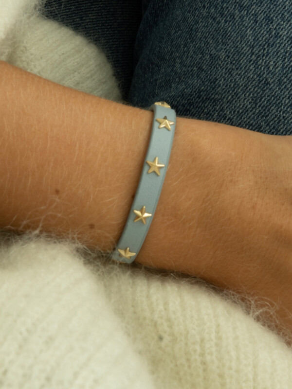 Star Stud bracelet mini cool blue