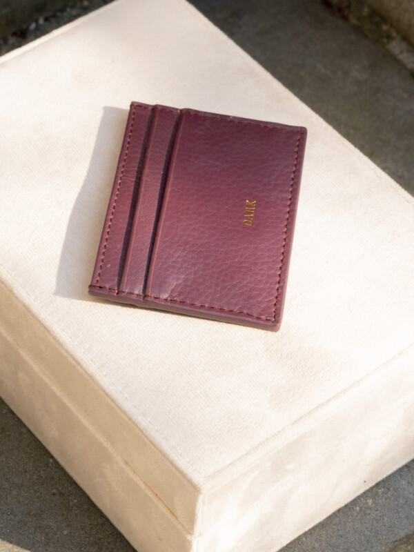 DARK CARDHOLDER PLUM