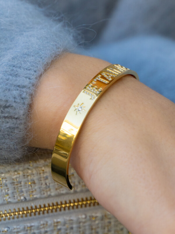 CRYSTAL CUFF JE’TAIME GOLD