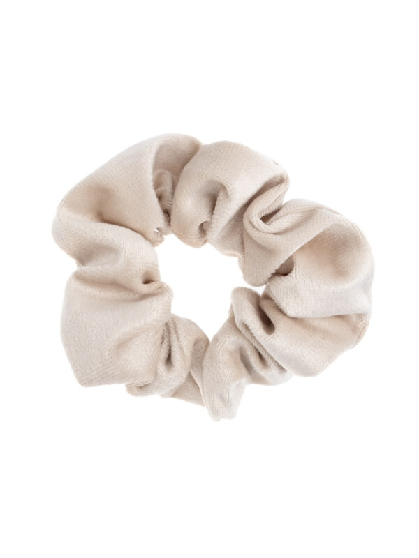 VELVET SCRUNCHIE SAND