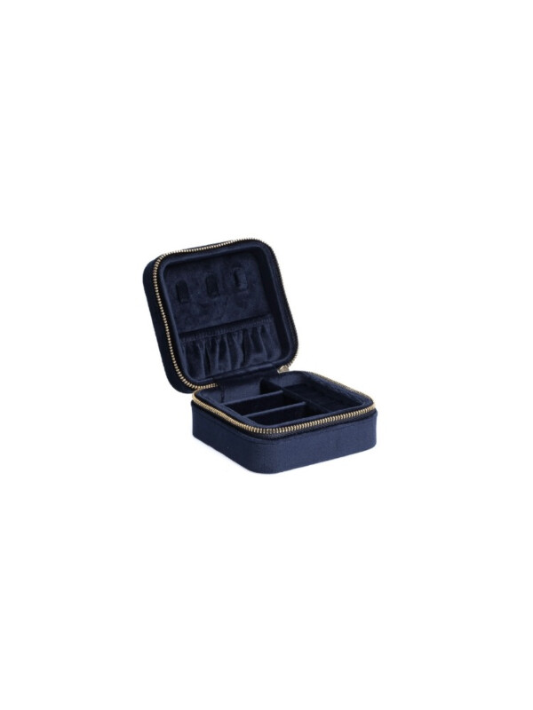 Velvet Jewellery Box Mini navy blue