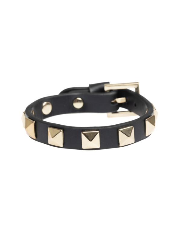 Stud bracelet black