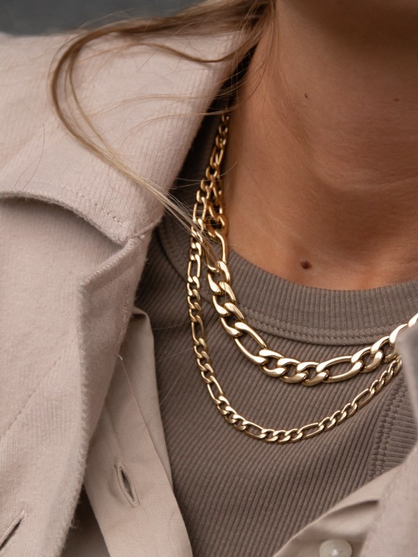 FIGARO CHAIN NECKLACE THICK