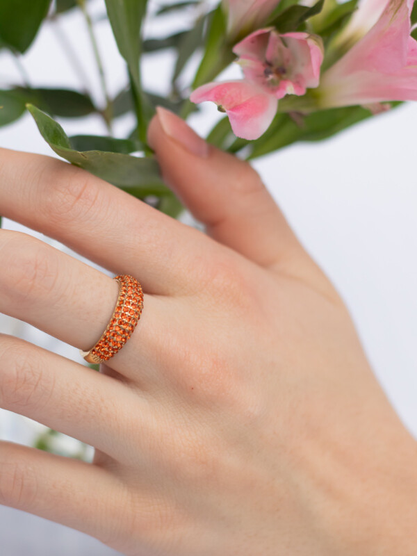 FULL BLING RING ORANGE