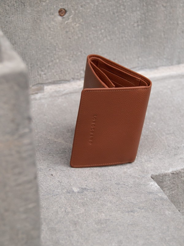 Le Foulonnè Compact wallet Caramel