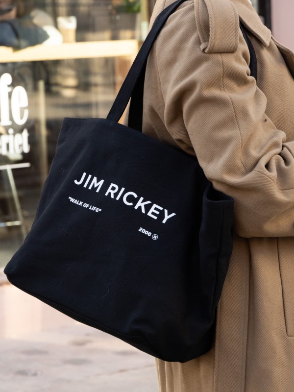 JIM RICKEY DOUBLE TOTE BLACK