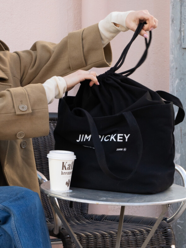 JIM RICKEY DOUBLE TOTE BLACK